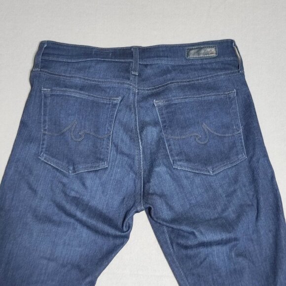AG Adriano Goldschmied jeans The Farrah women's 27R ink blue High-rise Skinny - Picture 4 of 15